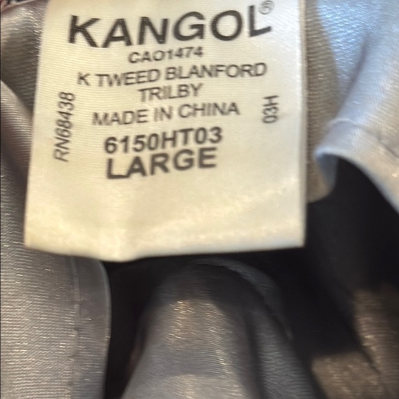 Kangol Heritage Tweed Branford Trilby Wool Gray Multi Unisex Bucket Hat Size L - Picture 4 of 12